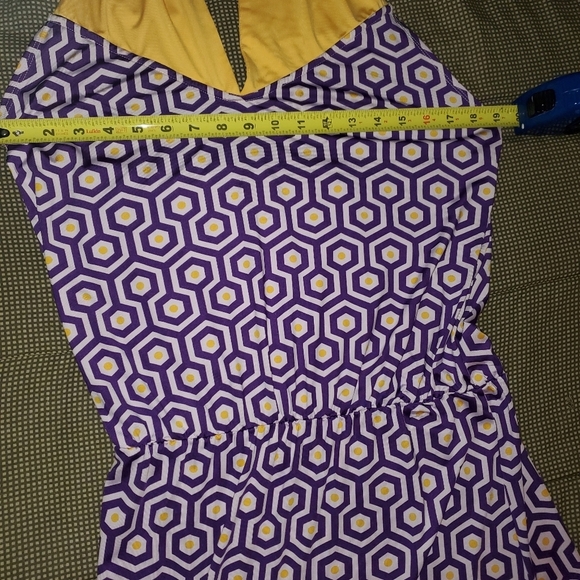 Mud Pie Leighton Halter Maxi Dress Size Large - Picture 11 of 15